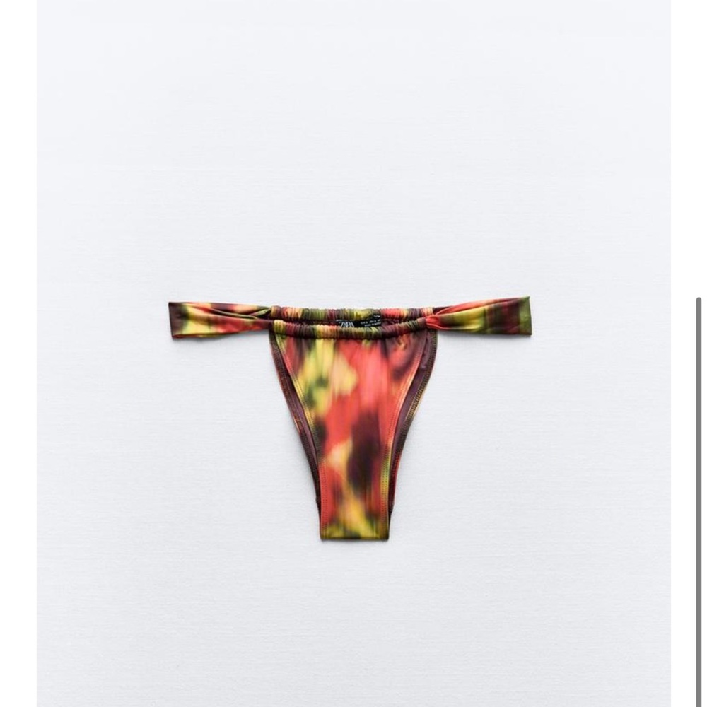 NWT Zara Multicolor Bikini Bottom